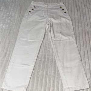 ZARA White Jean | Size Medium